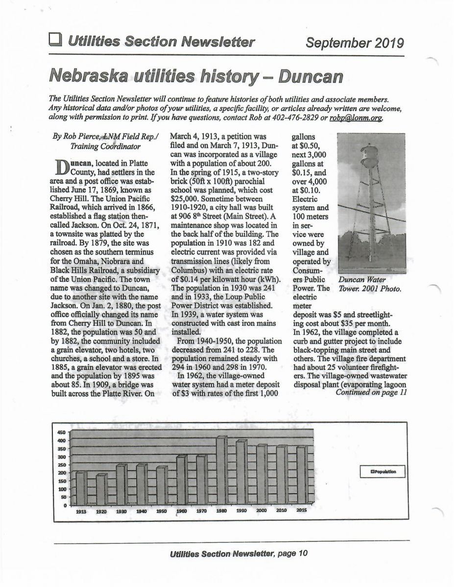 Utilities History