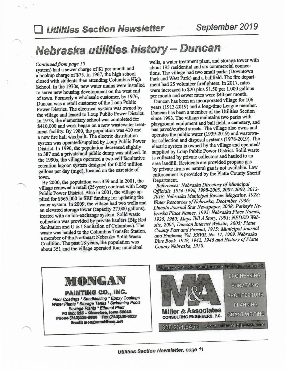 Utilities History