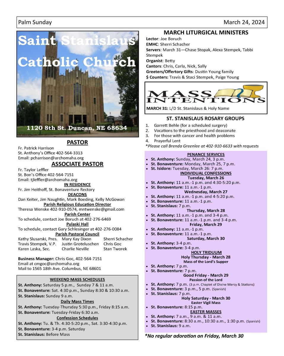 St. Stan's bulletin week 18 (1)